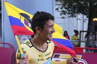 Richard Carapaz ne disputera pas la course en ligne des Mondiaux KEYSTONE/AP/Paul White